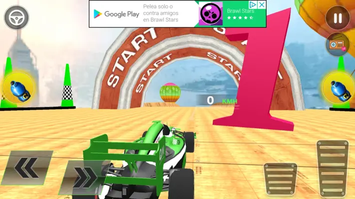 Formula Car Stunt android App screenshot 1